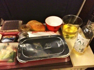 airplane food. 